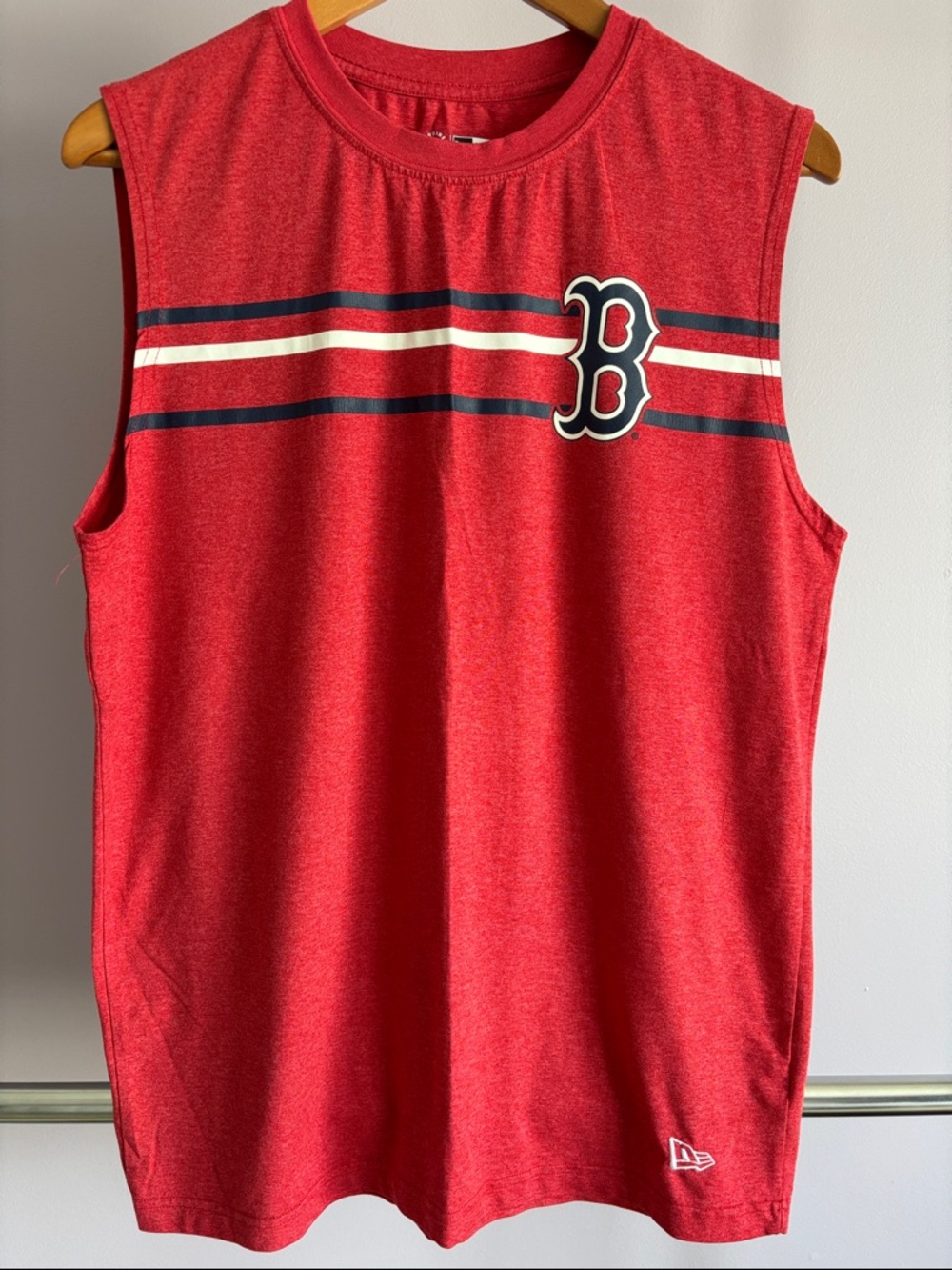 New Era Boston Red Sox Muscle Tank with the Boston Logo